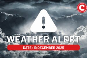 Weather forecast 19 December 2025