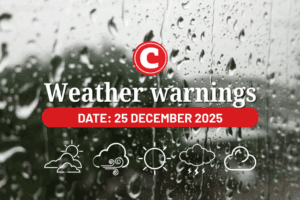 Weather forecast 25 December 2025