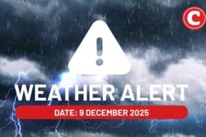 Weather forecast 9 December 2025