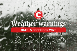 Weather forecast 5 December 2025
