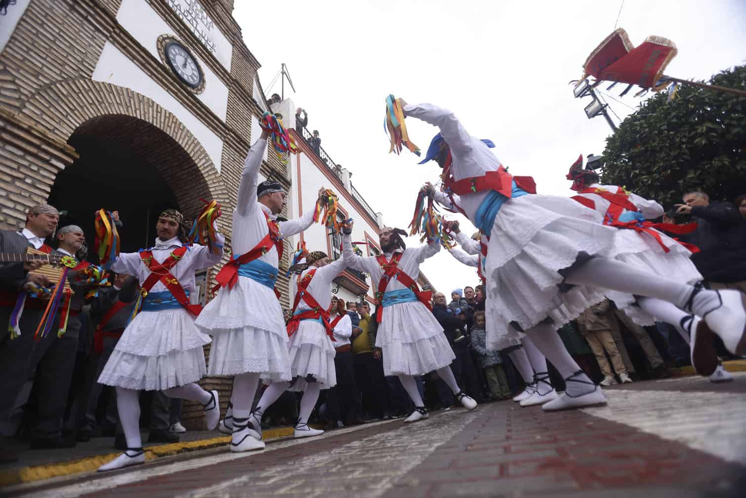 Traditional dance to mark Spanish Fools' Day in Cordoba