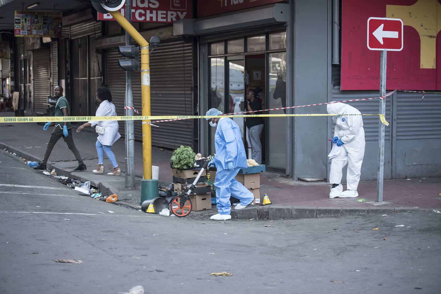 DJ Warras crime scene