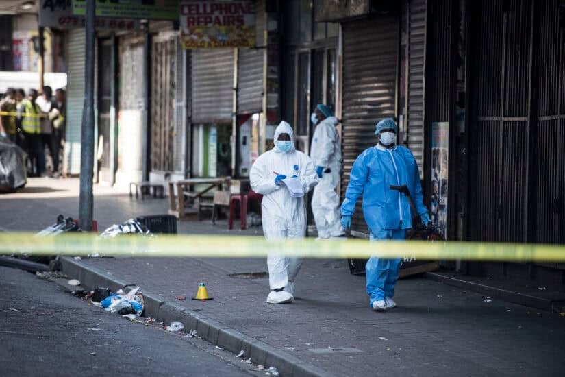 DJ Warras crime scene