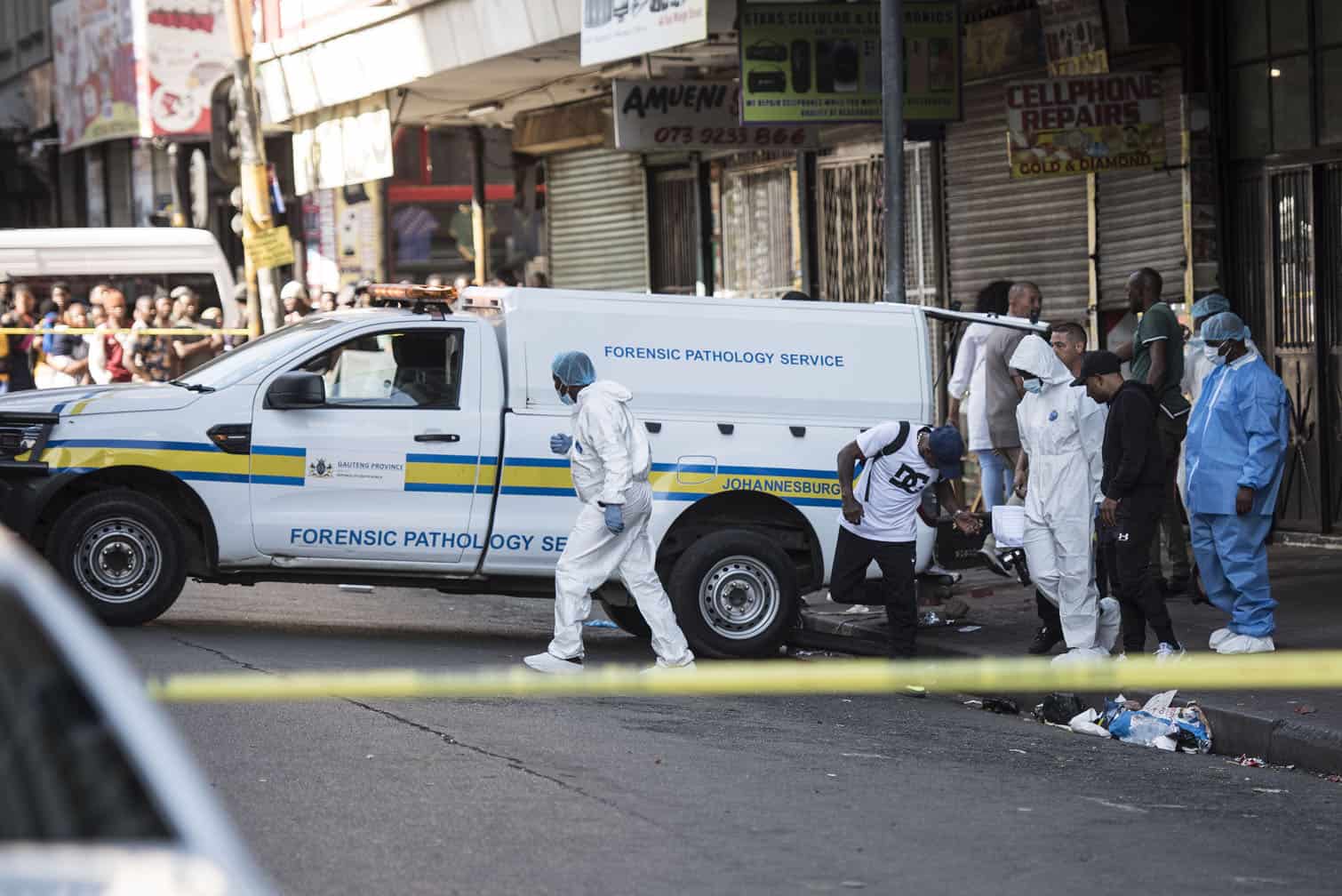 DJ Warras crime scene