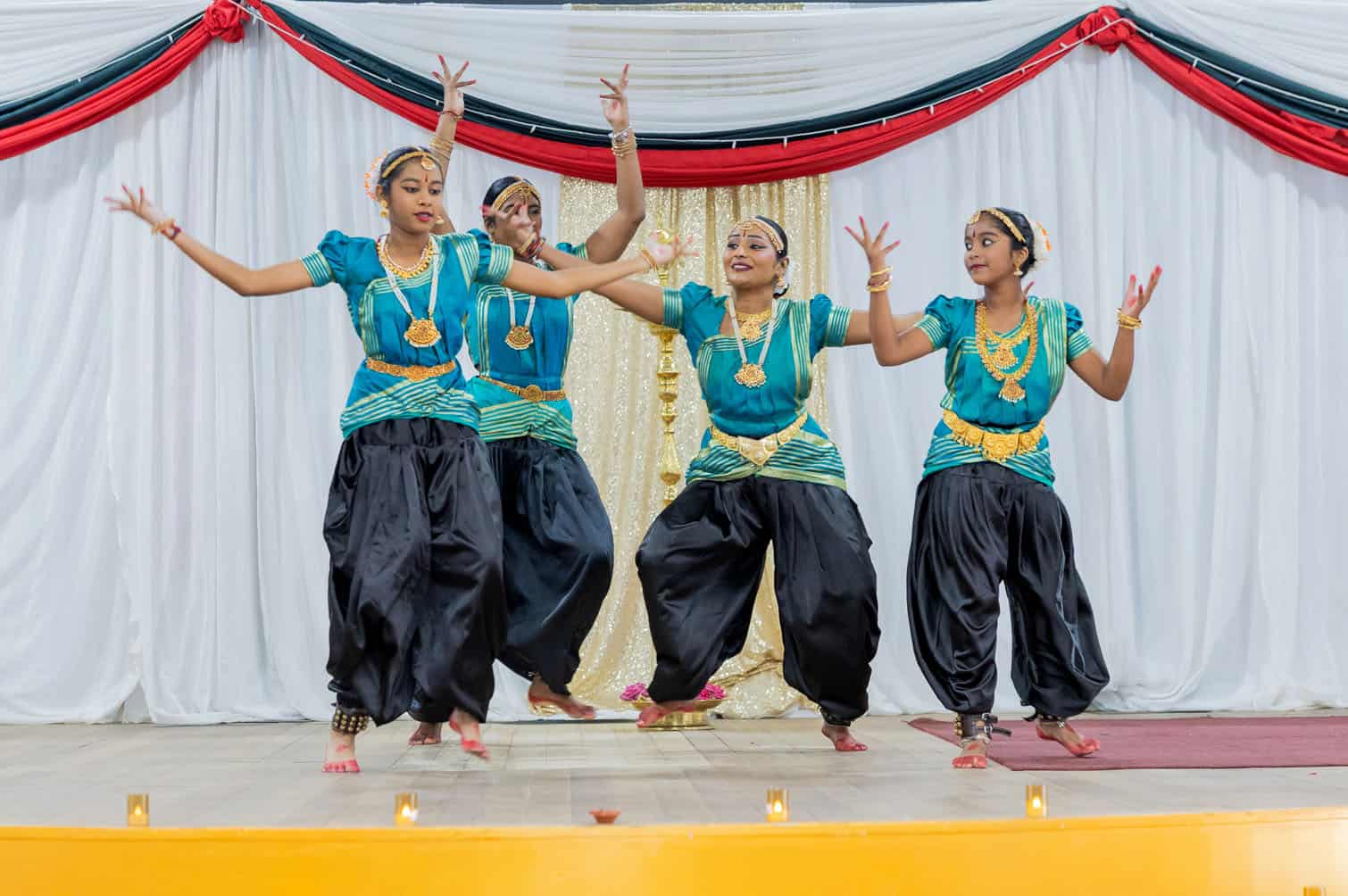 Dancers from the Kalay Shakti dance group