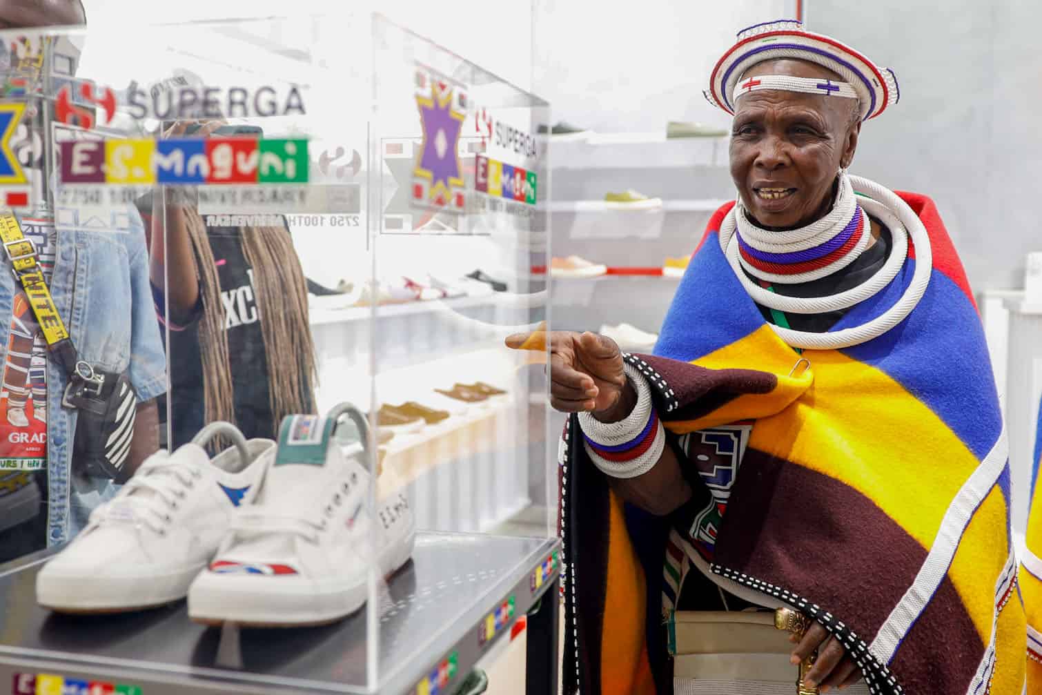 Superga And Gogo Esther Mahlangu Unveil Limited Edition Centenary Sneaker Collection