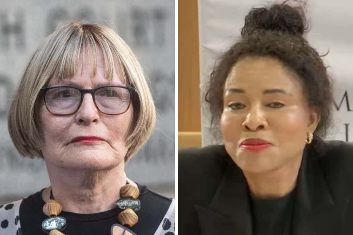 Hellen Zille and Imogen Mashazi