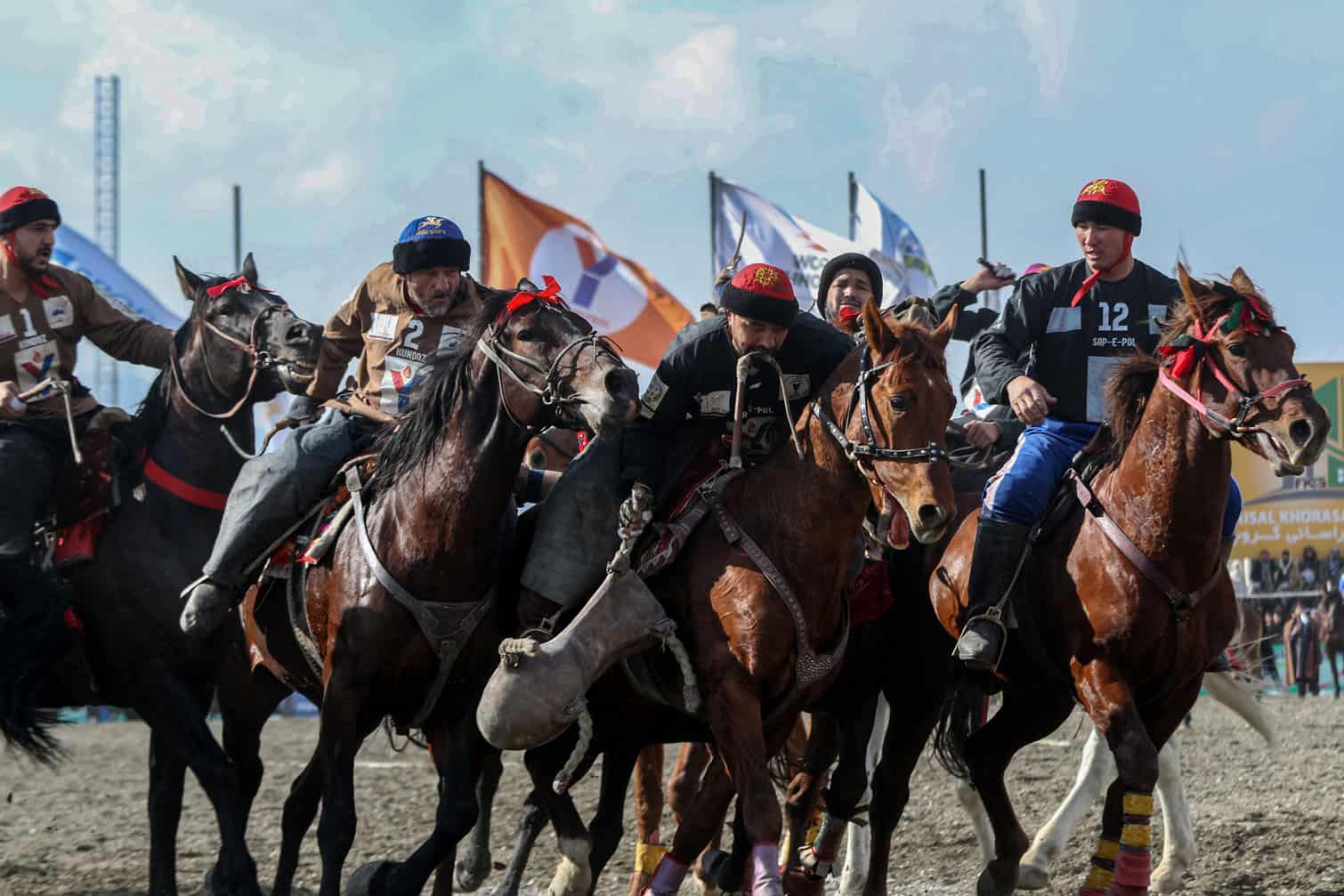 Buzkashi premier league matches in Kabul