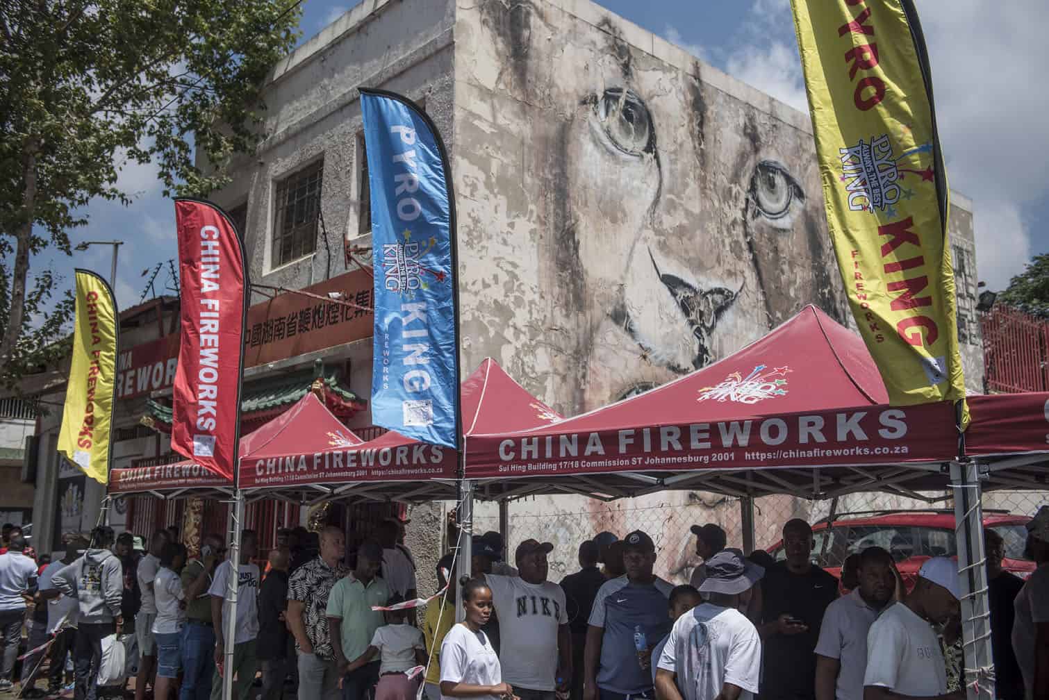 Joburg residents queue to buy fireworks