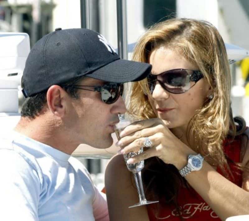 19 March 2009. South Africa. Western Cape. Cape Town. Joost van der Westhuizen and his estranged wife Amor Vittone during happier times. File photo