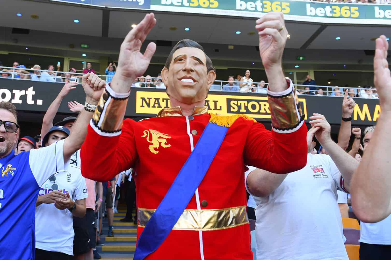 The Barmy Army cheer