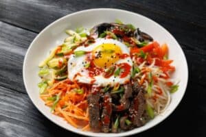 Traditional Korean dish Bibimbap