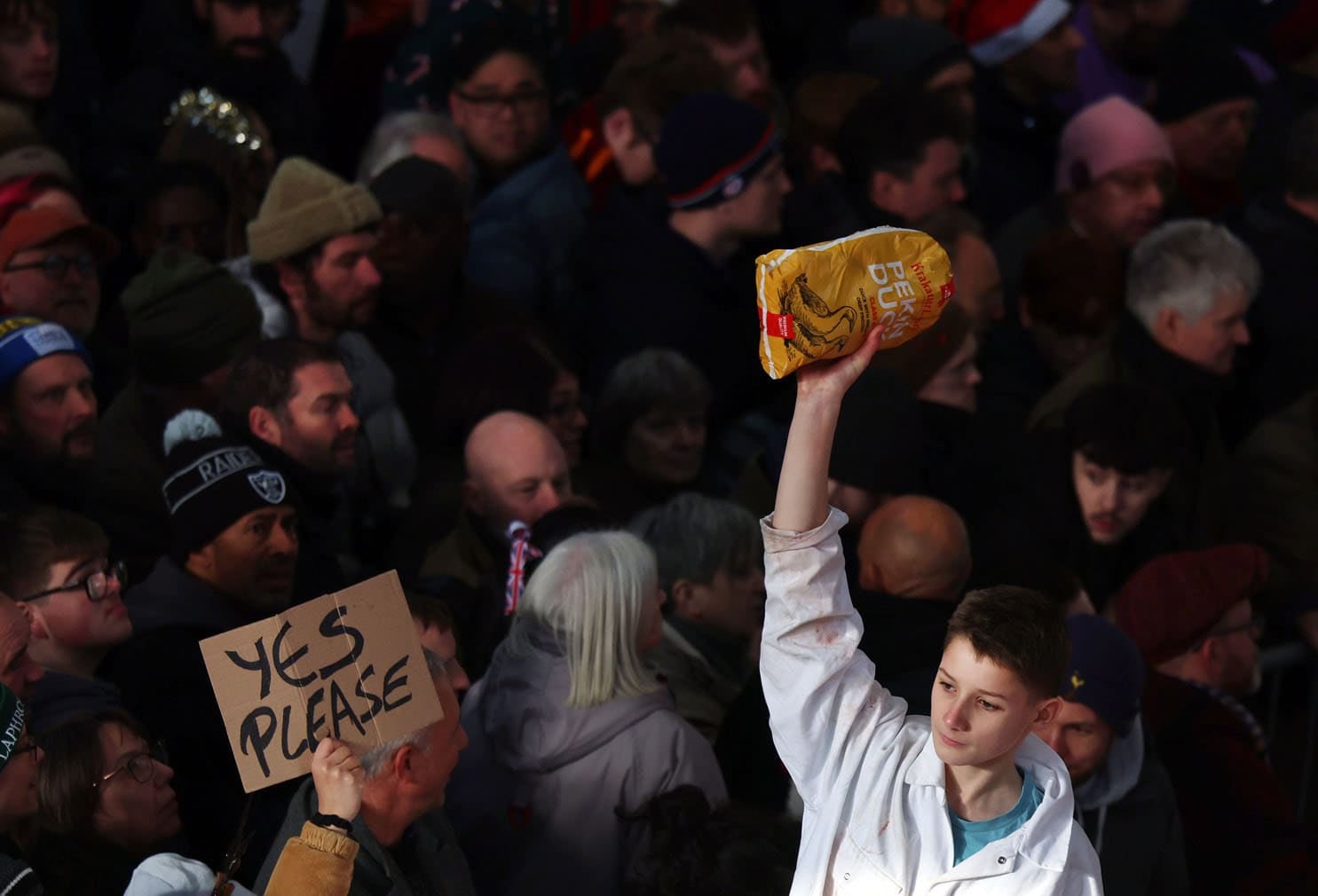 Smithfield Christmas meat auction in London