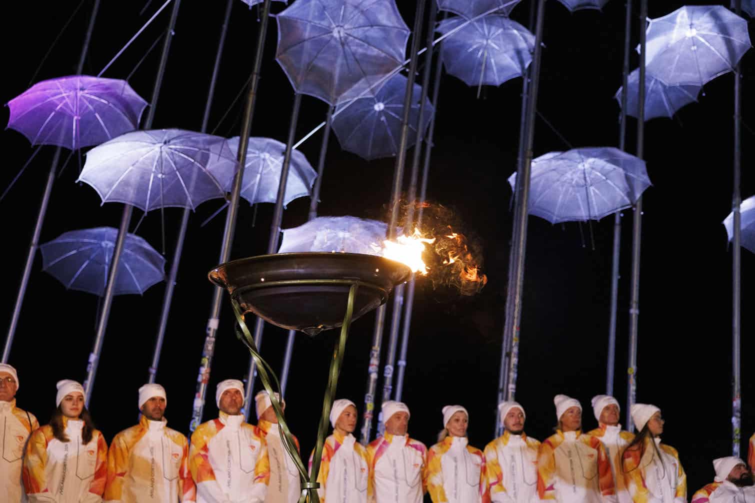 Handover ceremony of the Olympic Flame in Thessaloniki