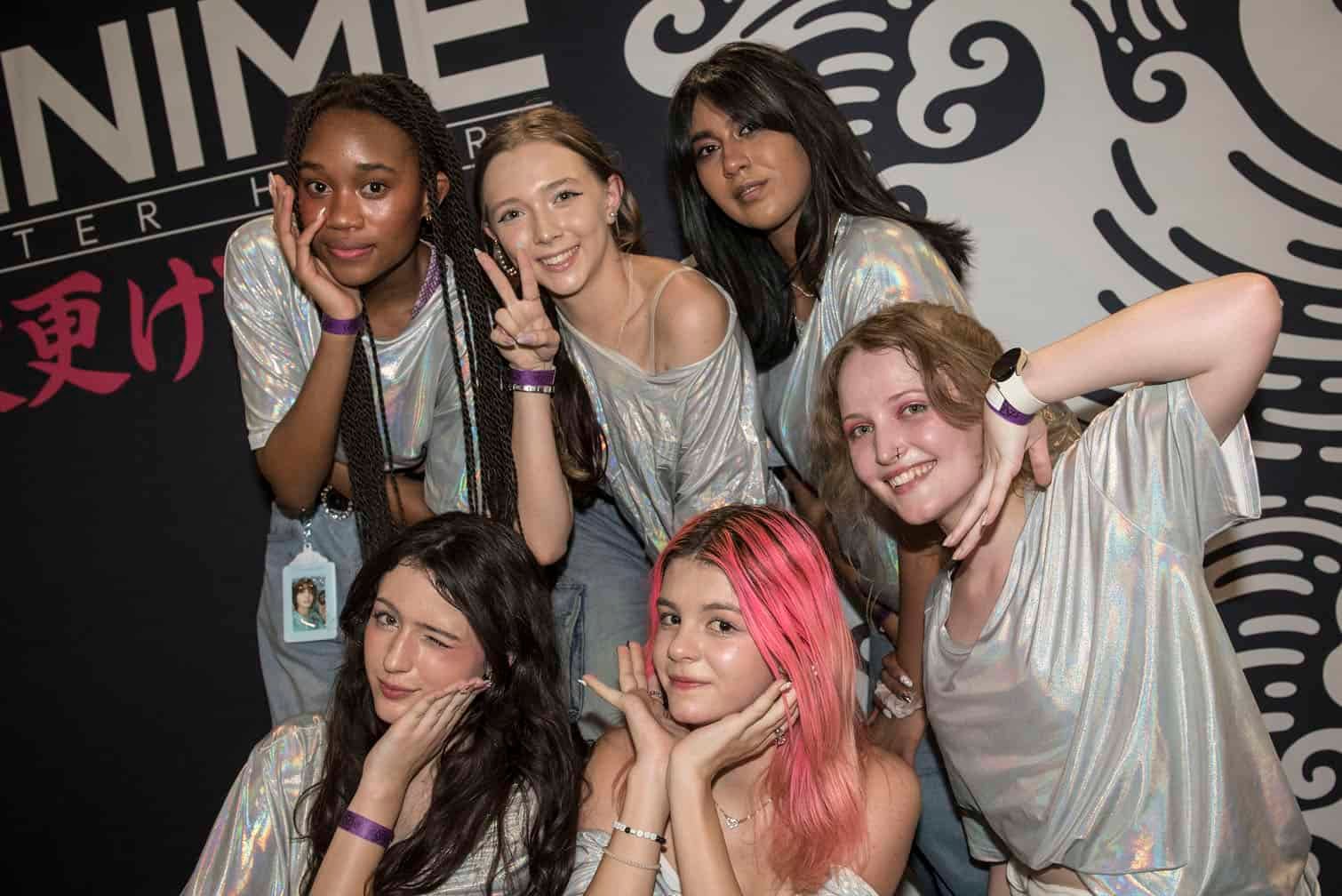 The Nexus dancers pose at Rage Expo