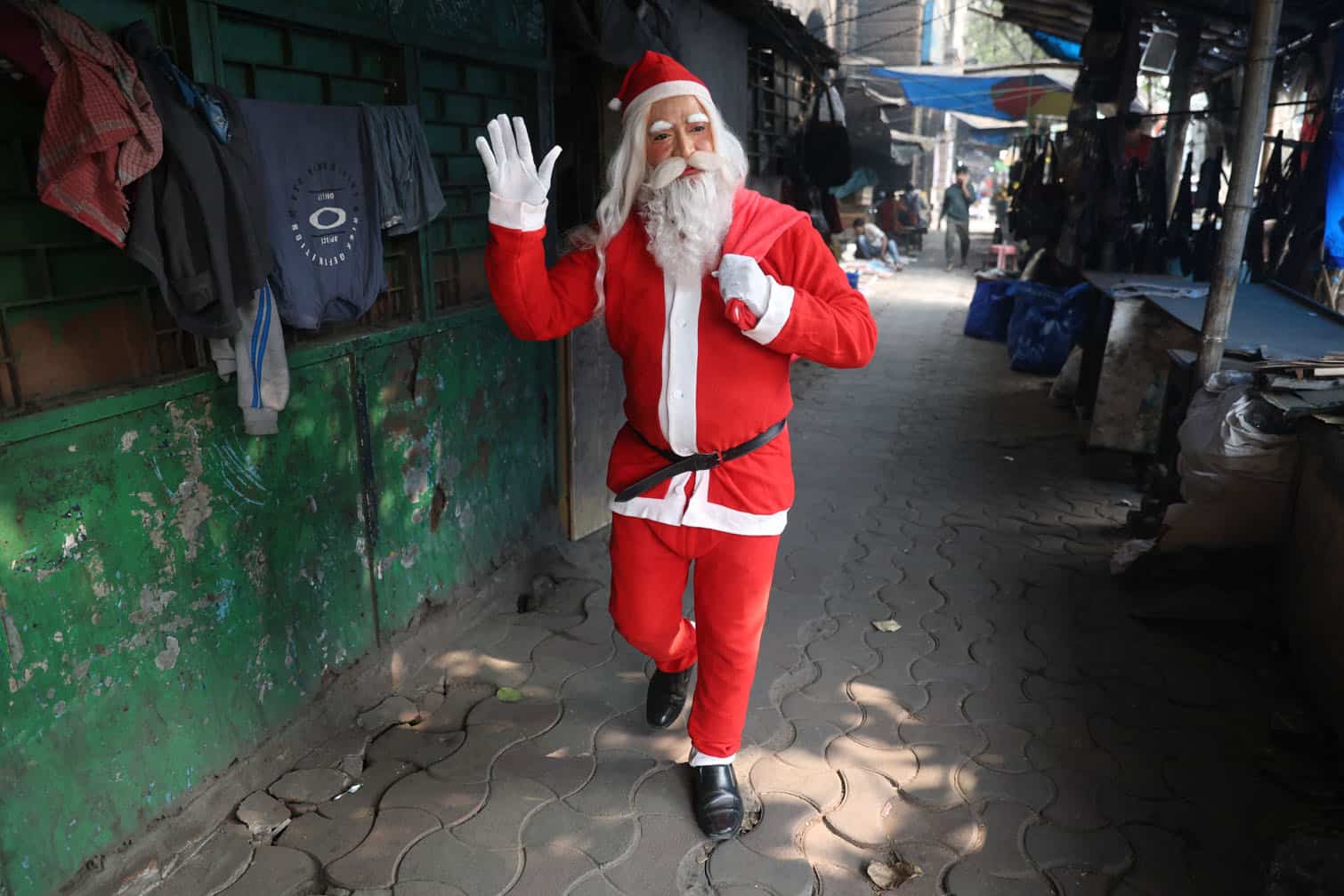 Preparation For Christmas Celebration In Kolkata, India