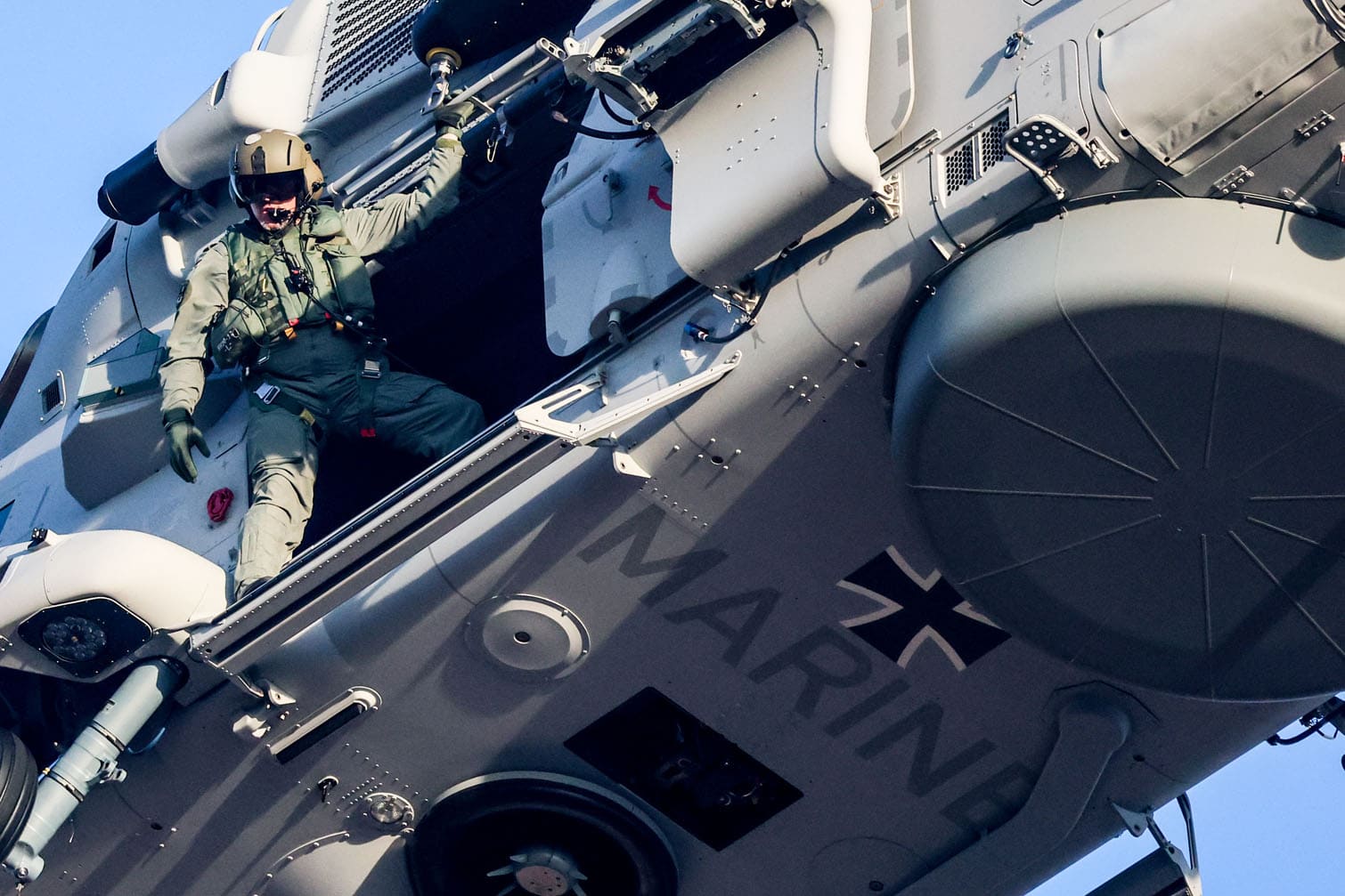 Handover ceremony for the first Sea Tiger helicopter to the German Navy