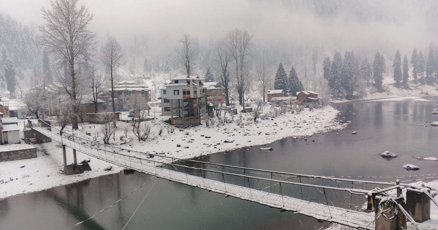 Snowfall in Pakistani Kashmir