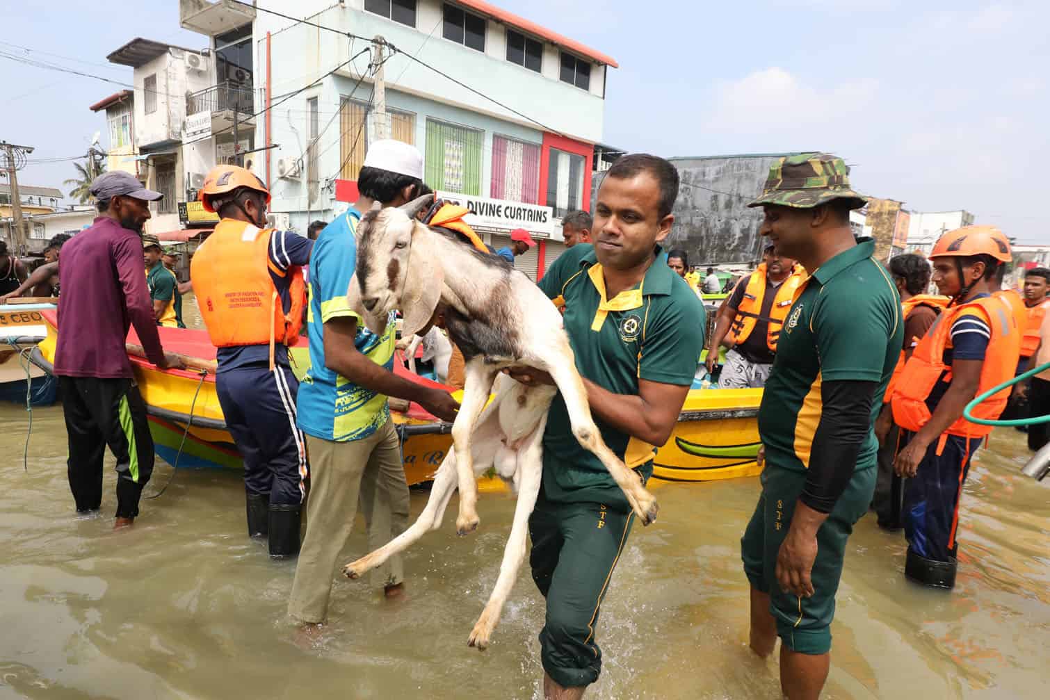 Flooding in Sri Lanka after heavy rainfall