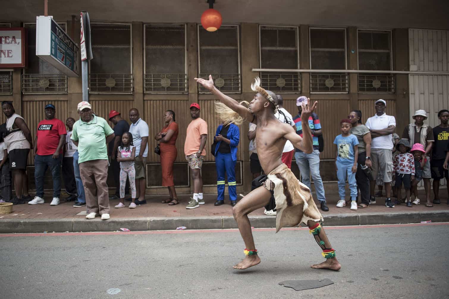 A Zulu traditional dancer
