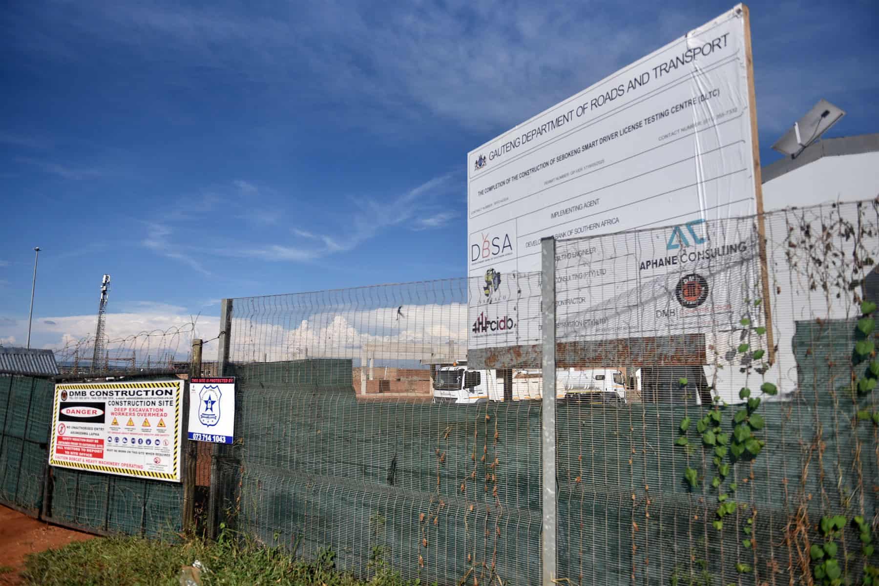 Gauteng injects R138m more into stalled Sebokeng licence centre construction