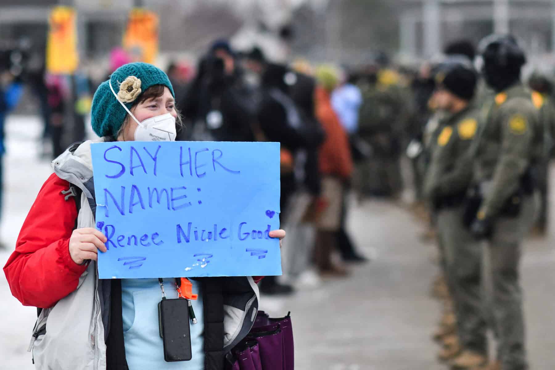 Protesters, US law enforcement clash after ICE officer kills woman