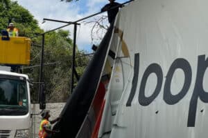 Johannesburg cracks down on illegal advertising.