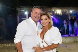 Amor Vittone with her new partner