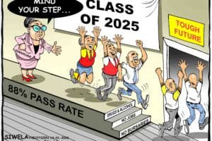 matric 2025 results cartoon
