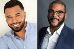 Christian Keyes and Tyler Perry