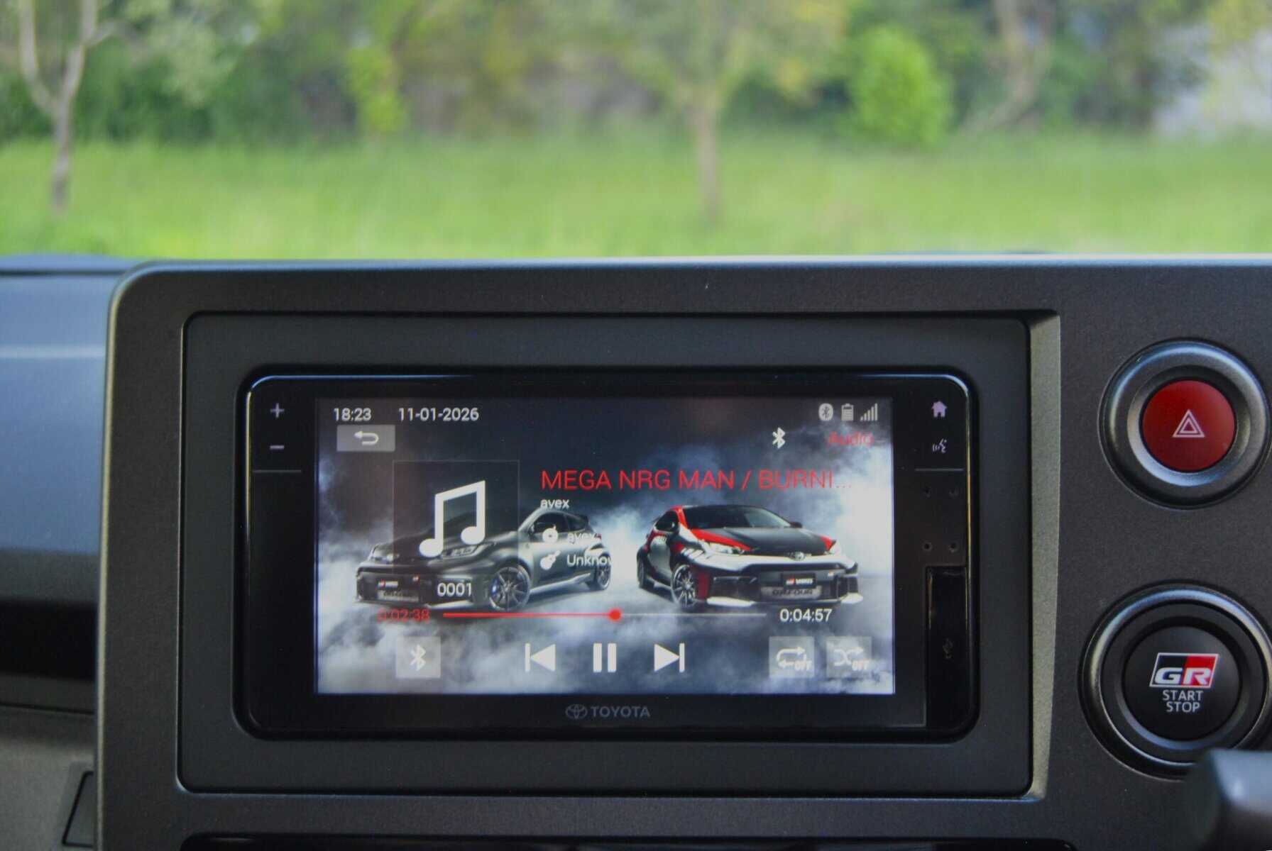 Self-shifting Toyota GR Yaris driven