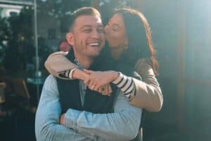 Handre Pollard and his wife