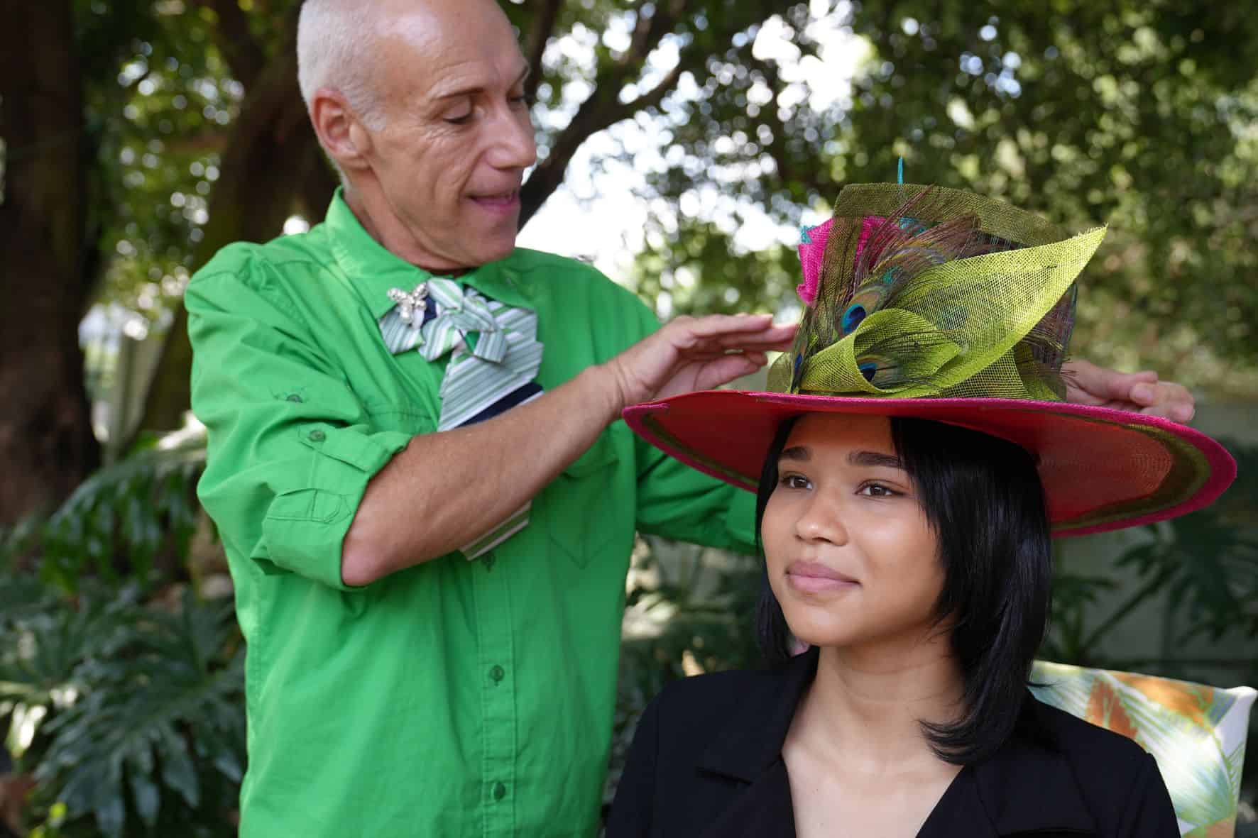 Final touches and detail are important when hatting. Picture Supplied