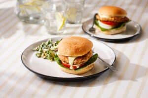 pilchard fishcake burger recipe