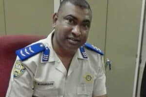 KwaDukuza traffic officer Desmond Arumugam.