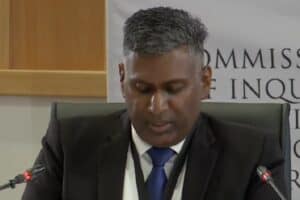 Witness on the stand