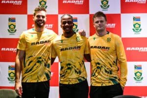 Aiden Markram, Kwena Maphaka and Ryan Rickelton