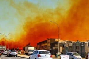 Four treated after chemical incident in Montague Gardens.