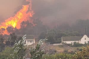 Western Cape fire update 9 January.