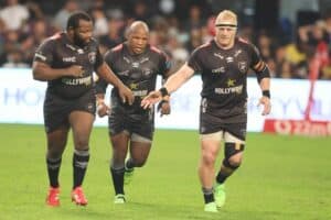 Sharks all-Springbok front row of Ox Nché, Bongi Mbonambi and Vincent Koch