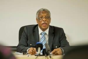 Mbenenge escapes impeachment after being found guilty of 'flirtatious relationship'