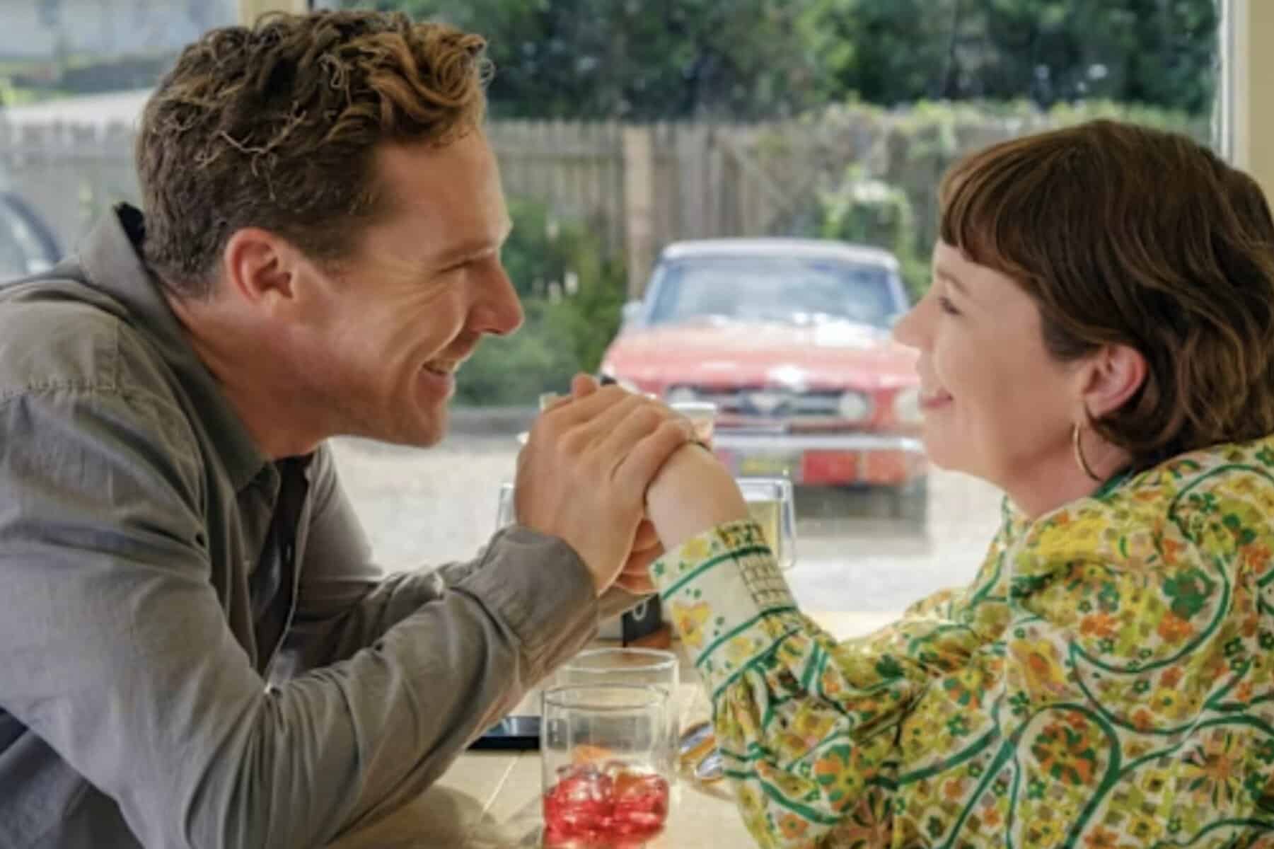 Benedict Cumberbatch and Olivia Coleman in Apple TV's The Roses. Picture Supplied