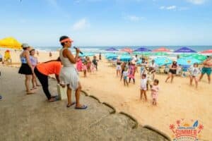 Umhlanga Beach abuzz with activity over the December period last year.
