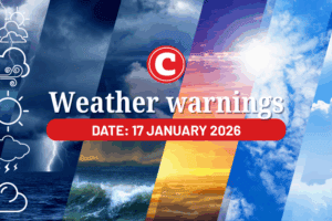 Weather forecast for 17 January 2026