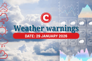 Weather forecast for 29 January 2026