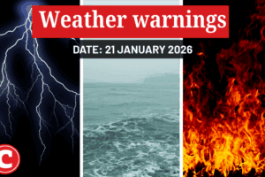 Weather forecast for 21 January 2026