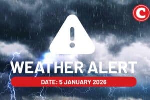 Weather forecast 5 January 2026