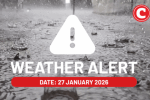 Weather forecast for 27 January 2026
