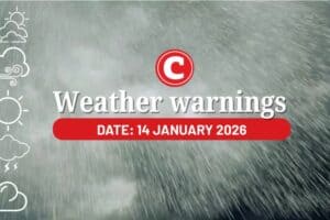 Weather forecast 14 January 2026