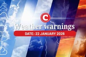 Weather forecast 22 January 2026